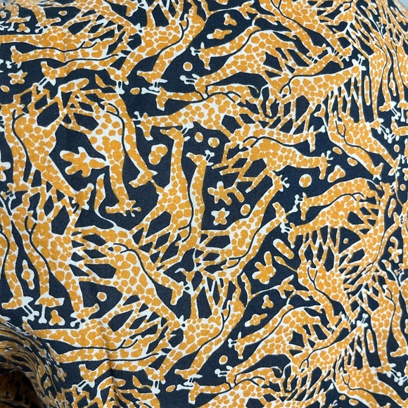 J. Crew x Drake’s London Giraffe Print Bell Sleeve Top size 0 - Picture 10 of 12